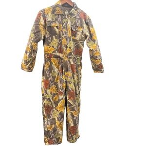 MASTER SPORTSMAN Youth Insulated Camouflage Hunting Coveralls Size L 14-16